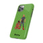 Dad & Pup Slim iPhone Cases - Green