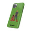 Dad & Pup Slim iPhone Cases - Green