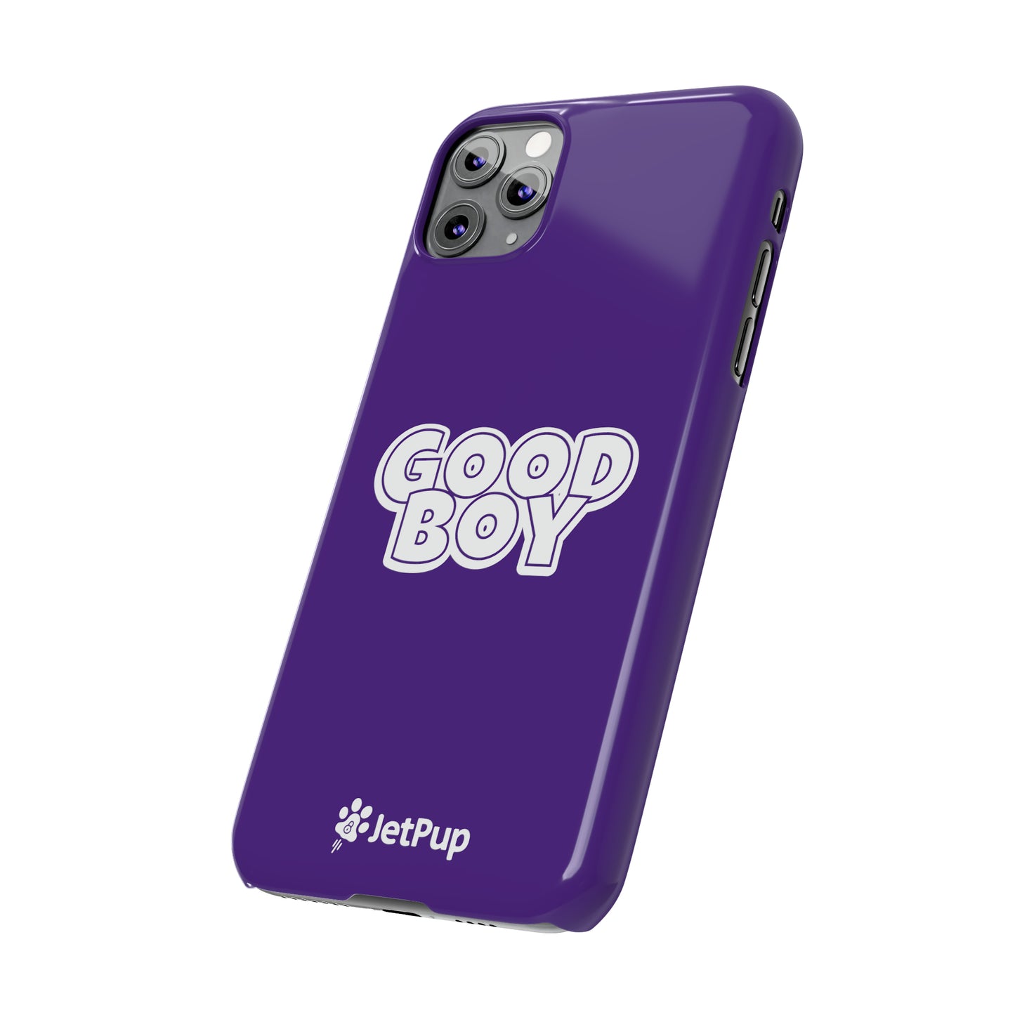 Good Boy Slim iPhone Cases - Purple