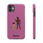 Sir & Pup Hood Slim iPhone Cases - Pink