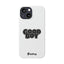 Good Boy Slim iPhone Cases - White