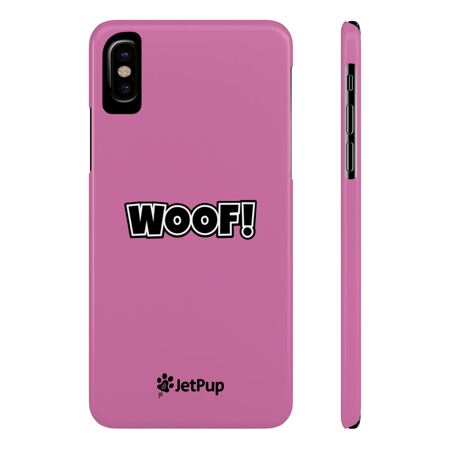 Woof Slim iPhone Cases -  Pink