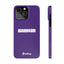 Handler Slim iPhone Cases - Purple