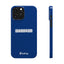 Handler Slim iPhone Cases - Blue