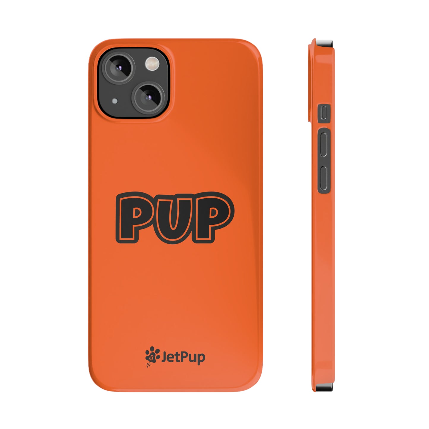 Pup Slim iPhone Cases - Orange