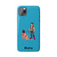 Handler & Pup Slim iPhone Cases - Turquoise