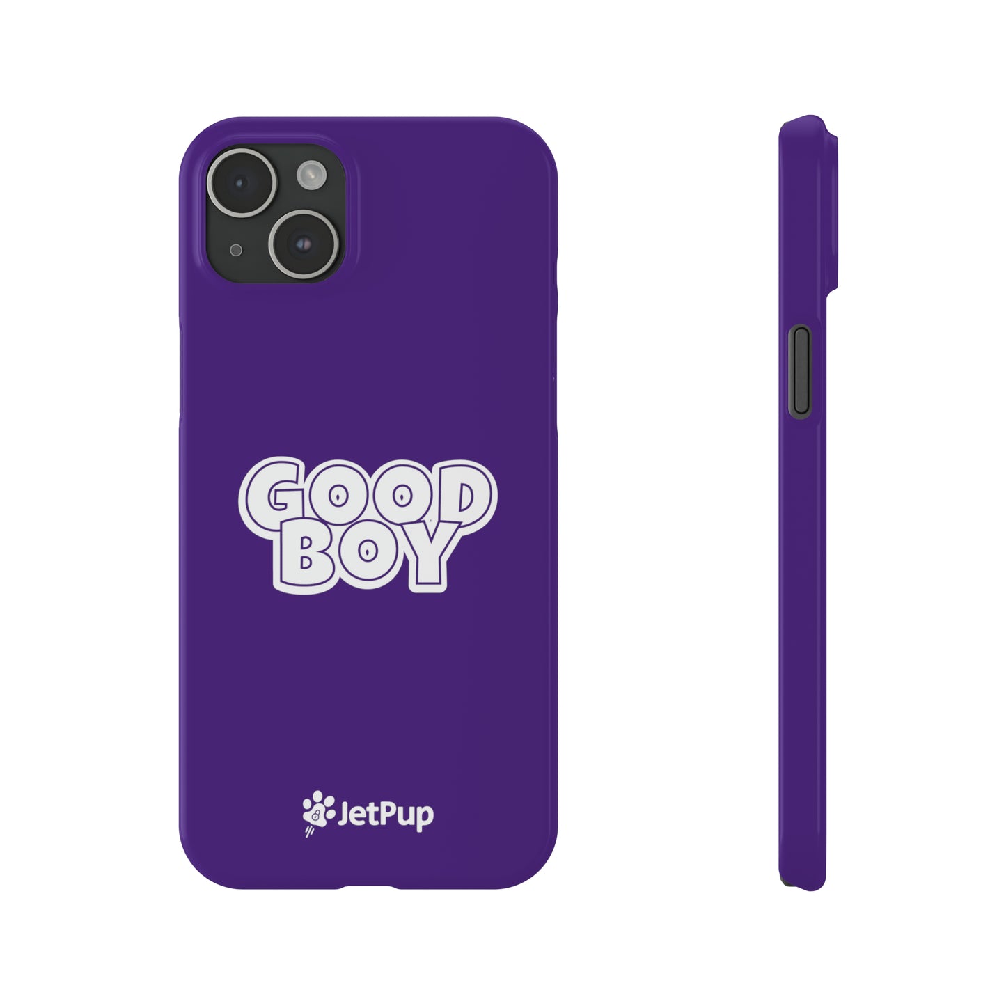 Good Boy Slim iPhone Cases - Purple