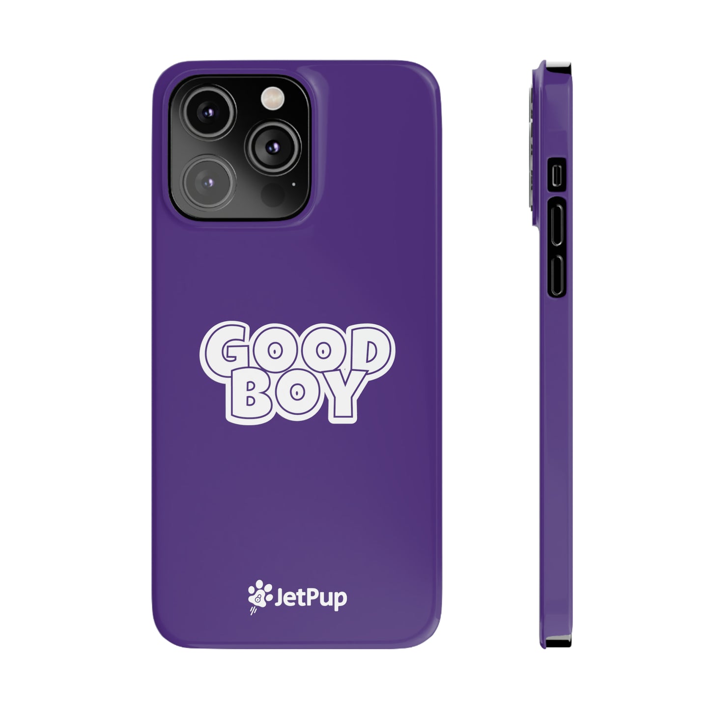 Good Boy Slim iPhone Cases - Purple