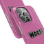 Woof Slim iPhone Cases -  Pink