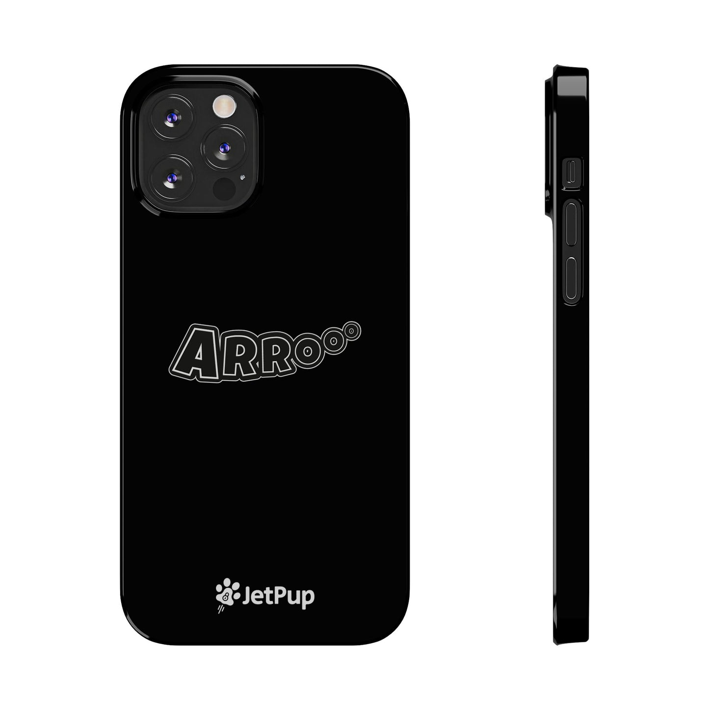 Arrooo Slim iPhone Cases - Black