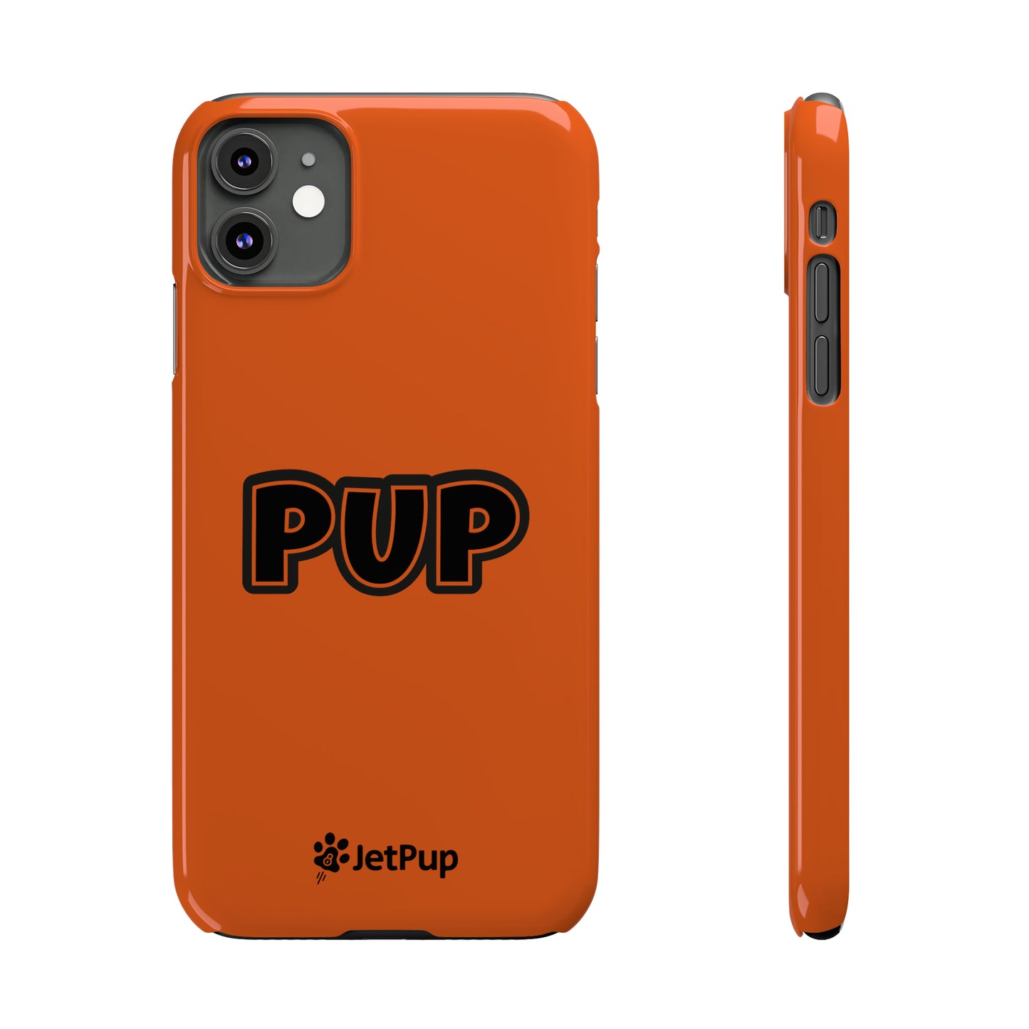 Pup Slim iPhone Cases - Orange