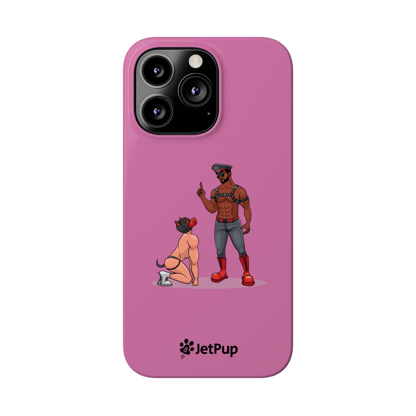 Sir & Pup Hood Slim iPhone Cases - Pink