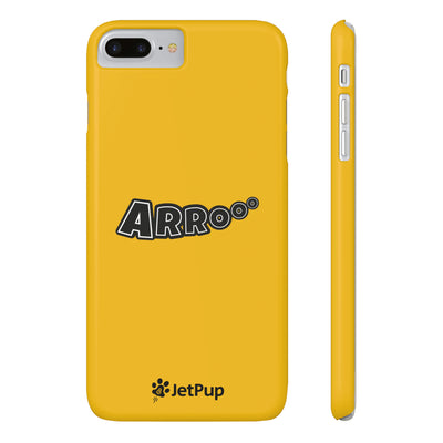 Arrooo Slim iPhone Cases - Yellow