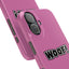 Woof Slim iPhone Cases -  Pink