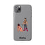 Handler & Pup Slim iPhone Cases - Grey