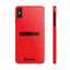 Handler Slim iPhone Cases - Red