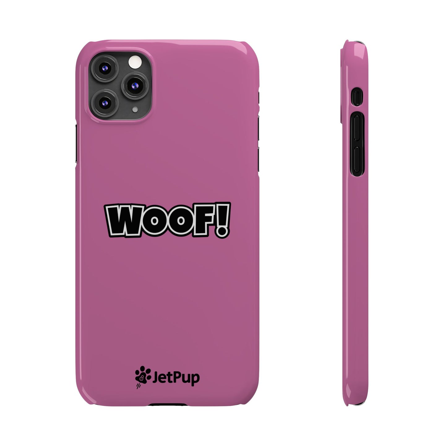 Woof Slim iPhone Cases -  Pink