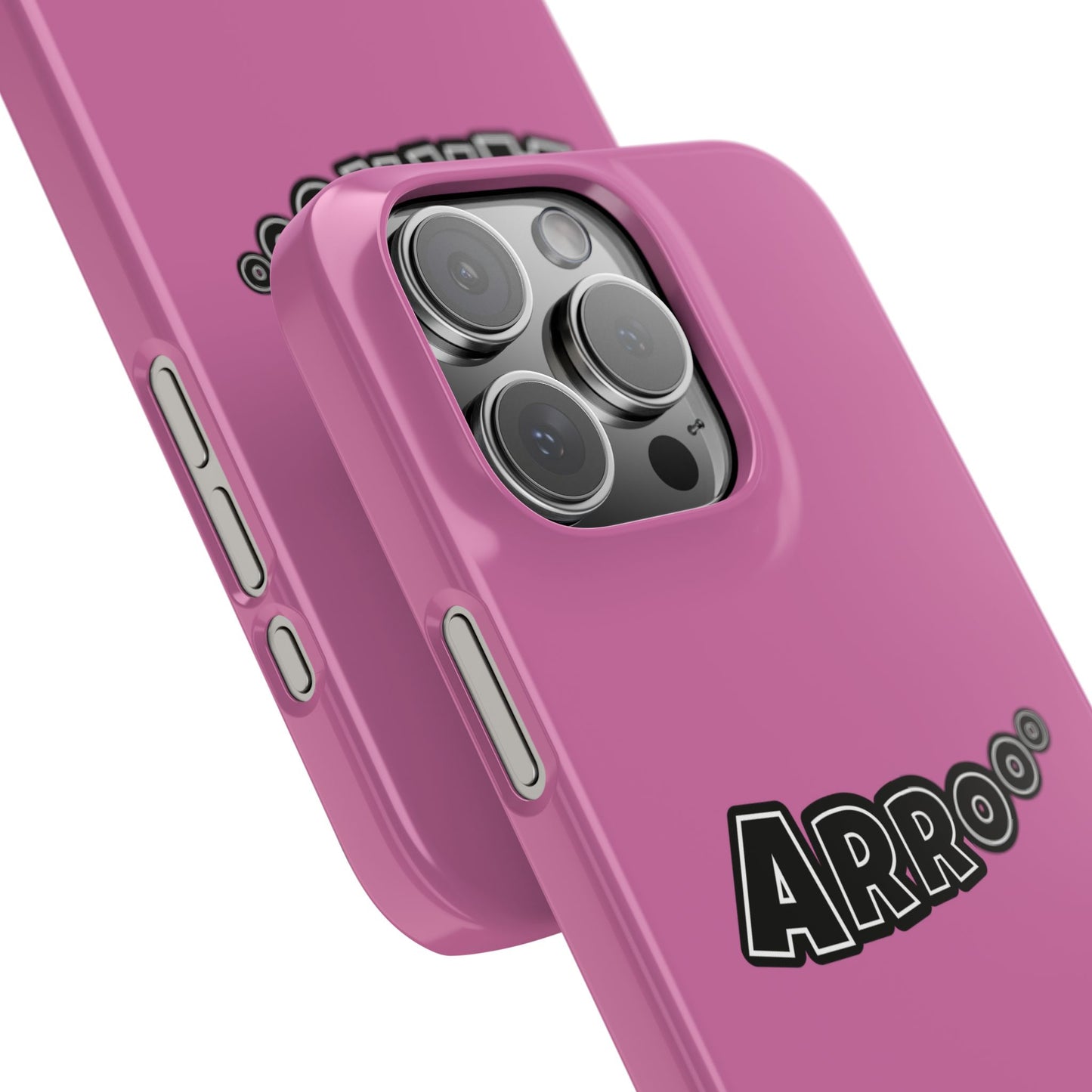 Arrooo Slim iPhone Cases - Pink