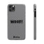 Woof Slim iPhone Cases - Grey