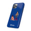 Handler & Pup Slim iPhone Cases - Blue