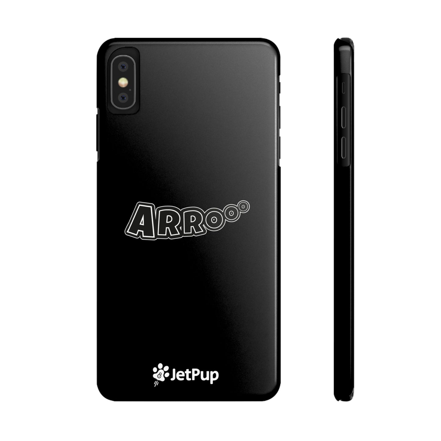 Arrooo Slim iPhone Cases - Black