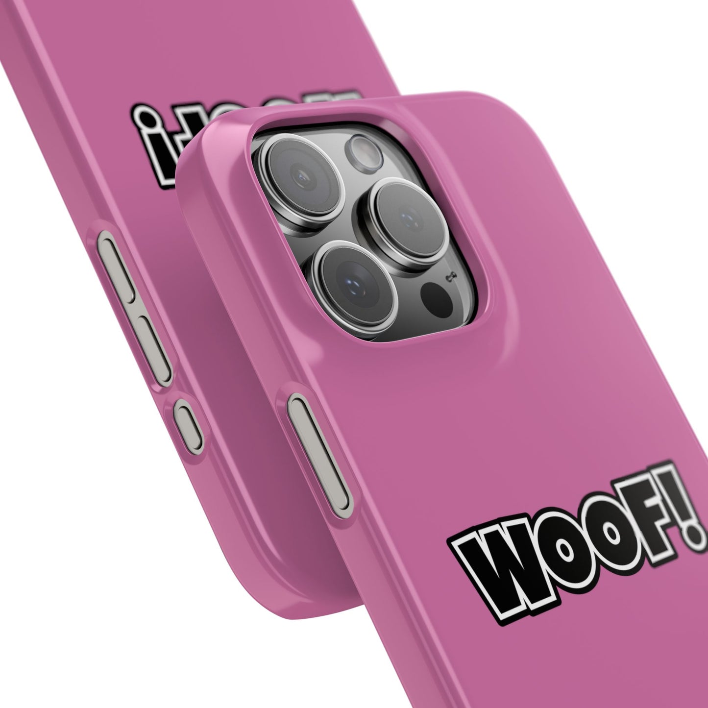 Woof Slim iPhone Cases -  Pink