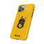 Pup Hood Slim iPhone Cases - Yellow