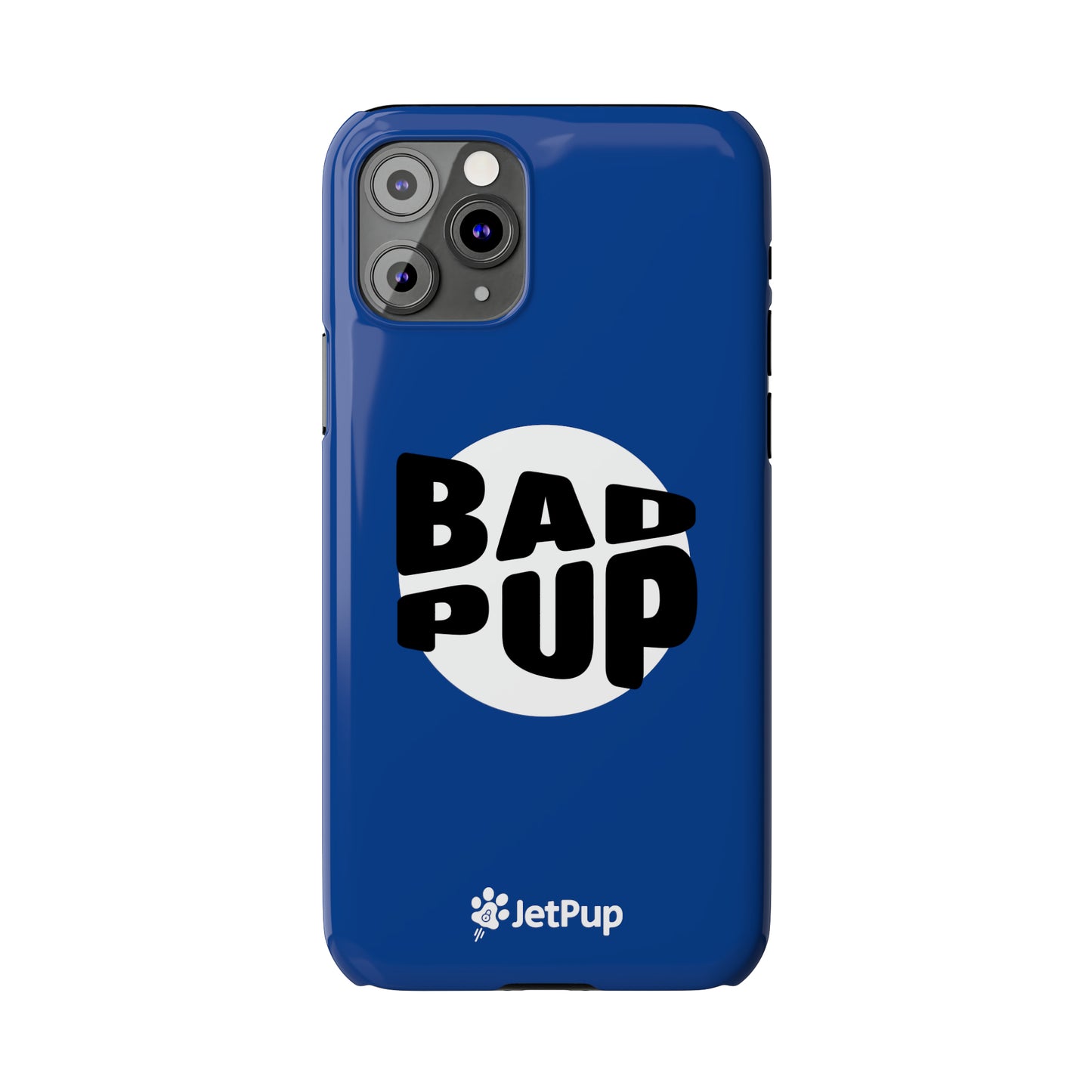 Bad Pup Slim iPhone Cases - Blue