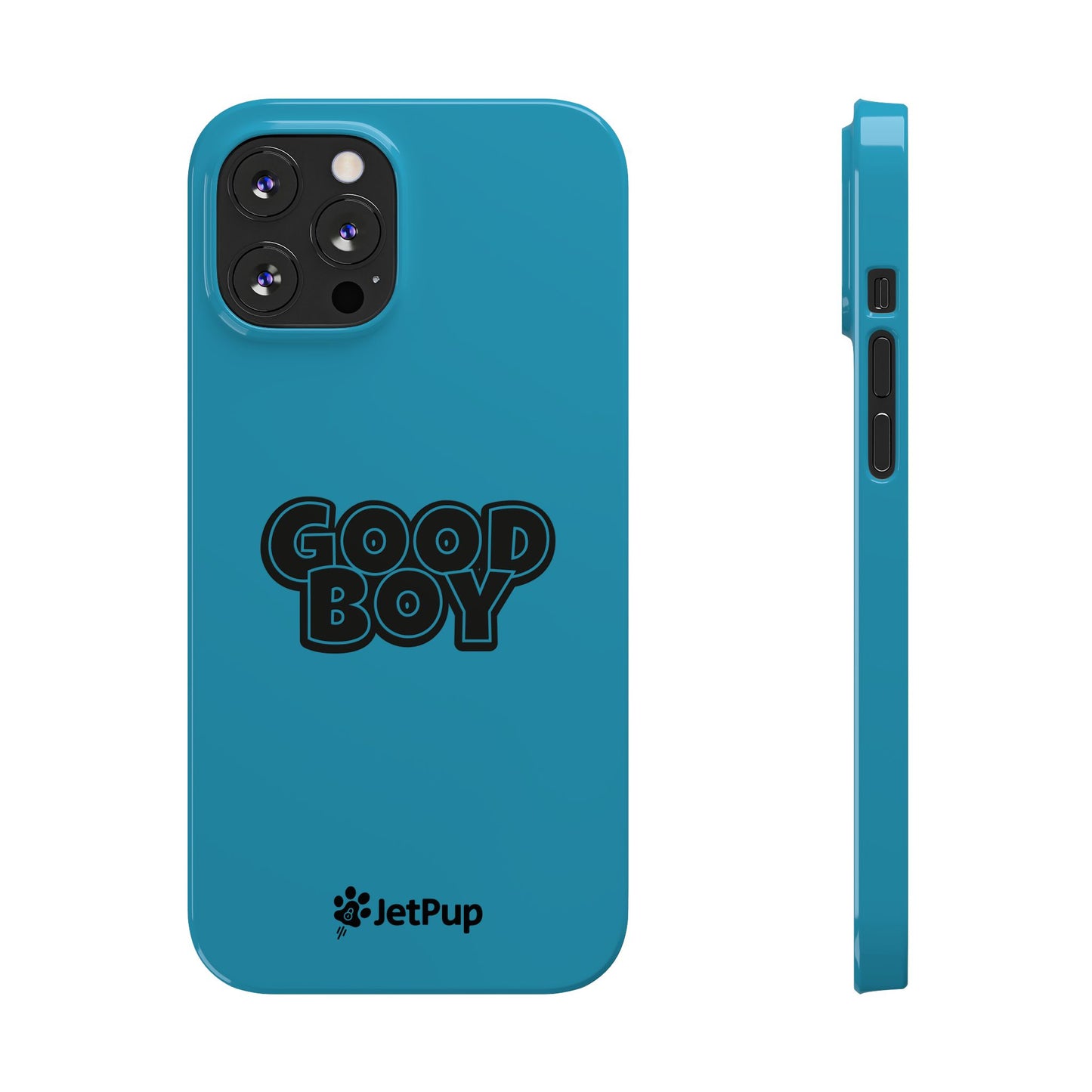 Good Boy Slim iPhone Cases - Turquoise