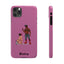 Sir & Pup Hood Slim iPhone Cases - Pink