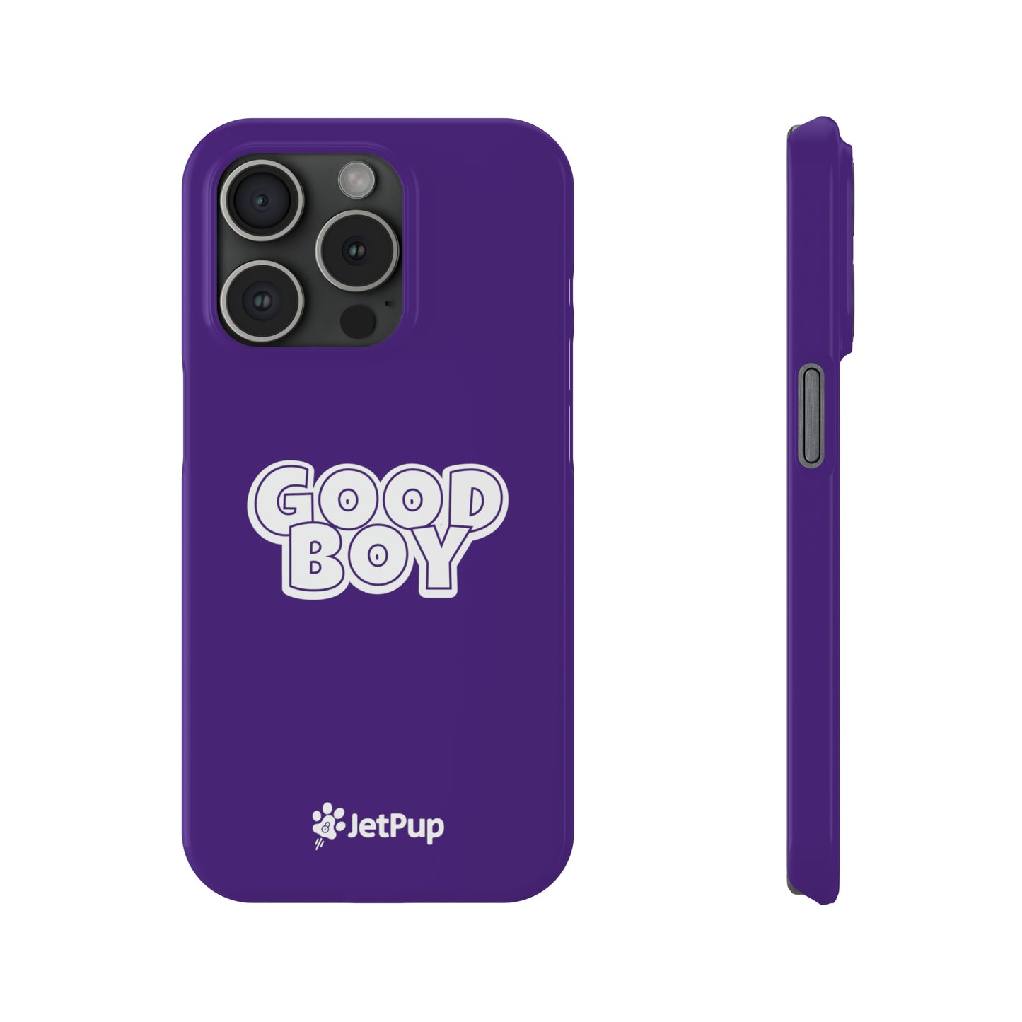 Good Boy Slim iPhone Cases - Purple