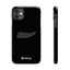 Arrooo Slim iPhone Cases - Black