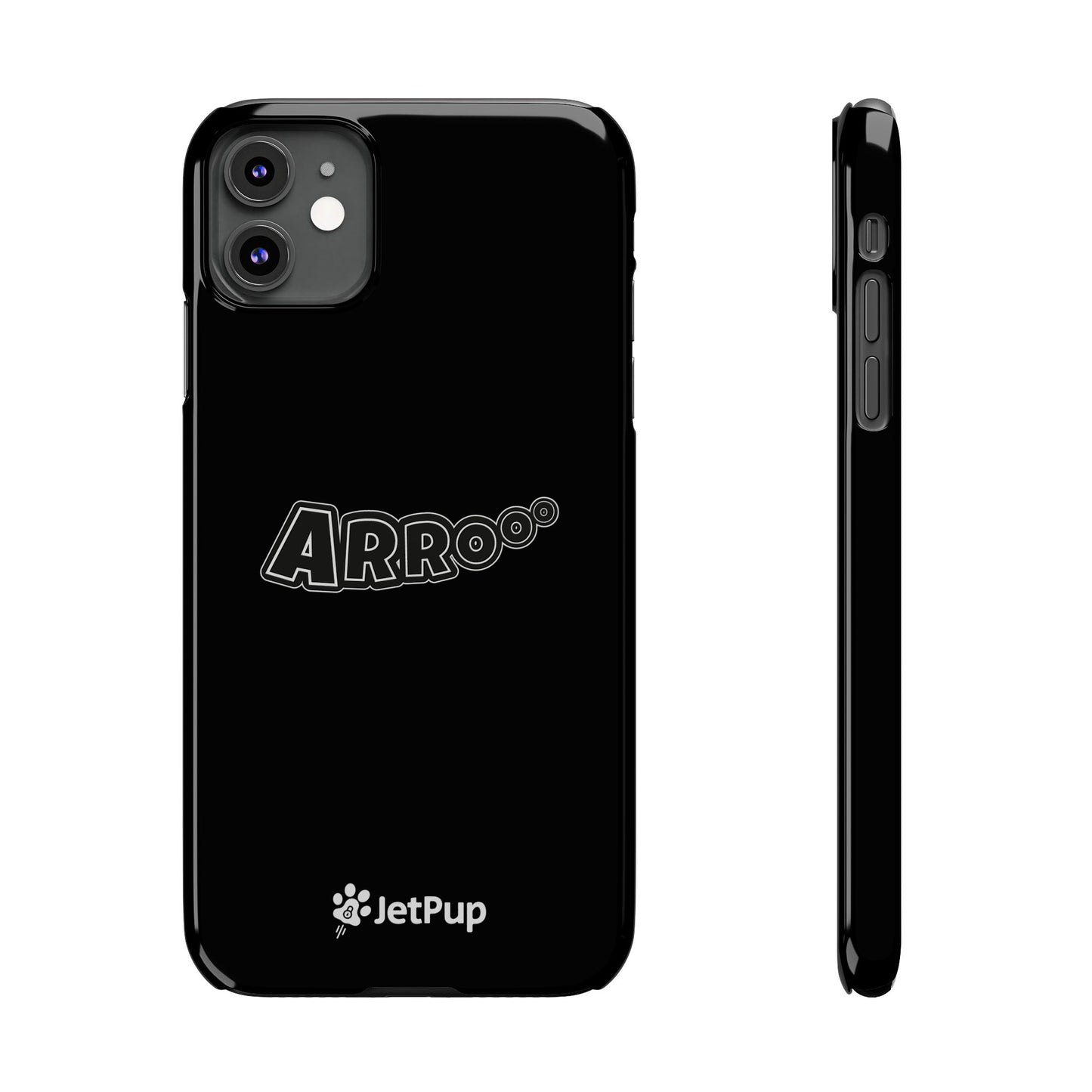 Arrooo Slim iPhone Cases - Black