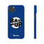 Bad Pup Slim iPhone Cases - Blue