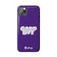 Good Boy Slim iPhone Cases - Purple