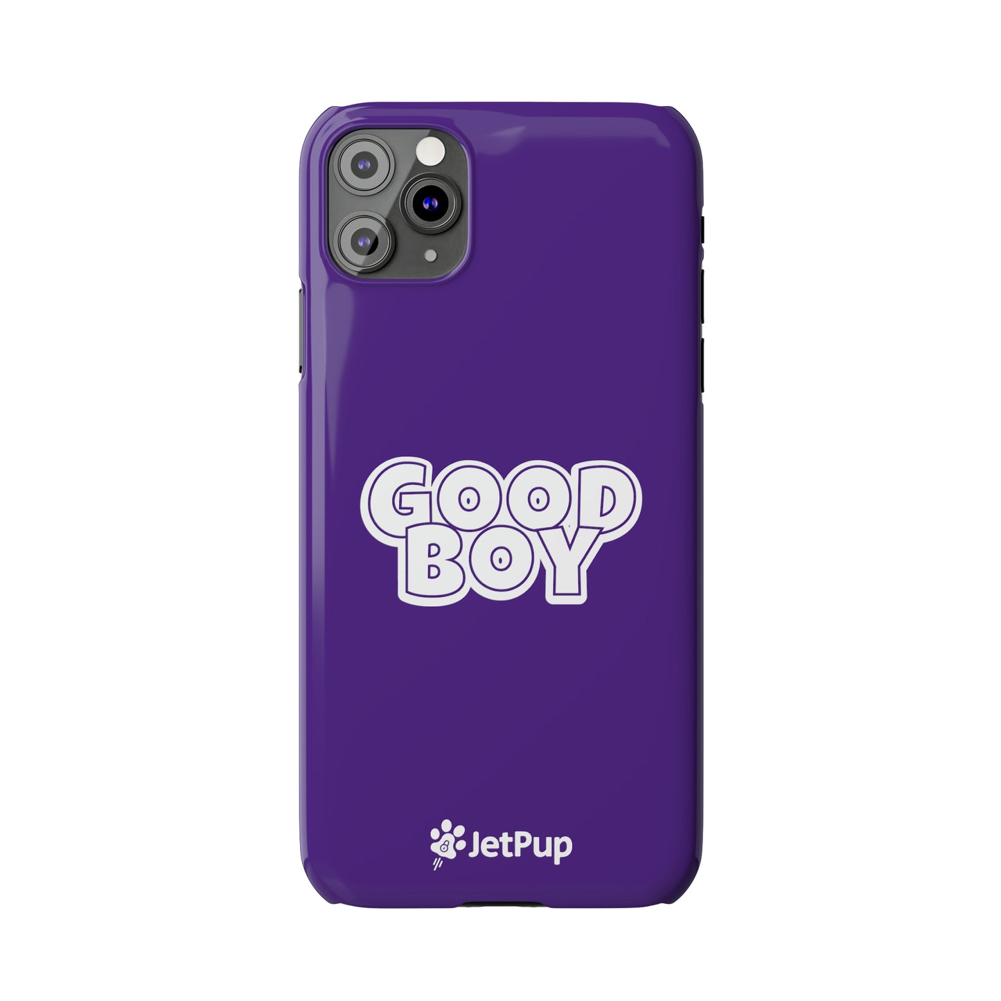 Good Boy Slim iPhone Cases - Purple