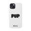 Pup Slim iPhone Cases - White