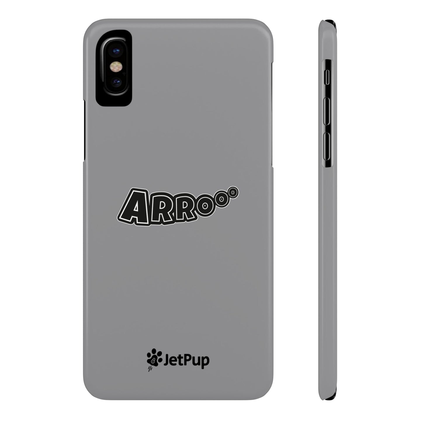 Arrooo Slim iPhone Cases - Grey