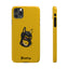 Pup Hood Slim iPhone Cases - Yellow