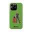 Dad & Pup Slim iPhone Cases - Green