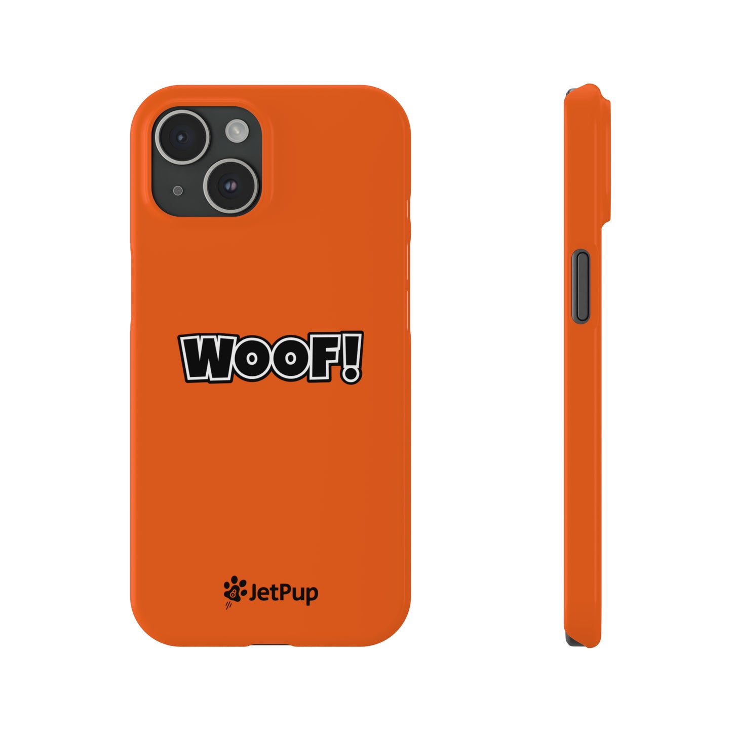 Woof Slim iPhone Cases - Orange