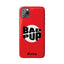 Bad Pup Slim iPhone Cases - Red