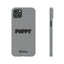 Puppy Slim iPhone Cases - Grey