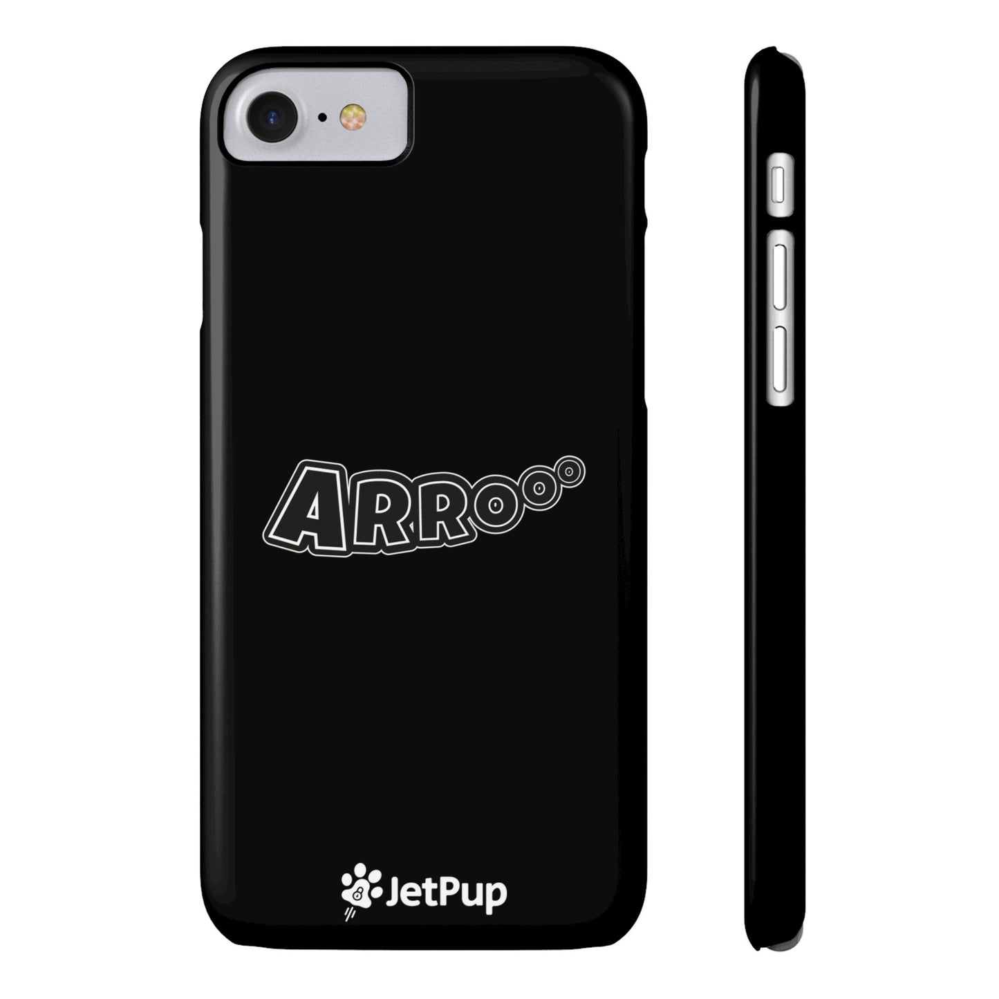 Arrooo Slim iPhone Cases - Black