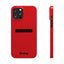 Handler Slim iPhone Cases - Red