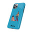 Handler & Pup Slim iPhone Cases - Turquoise