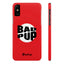 Bad Pup Slim iPhone Cases - Red