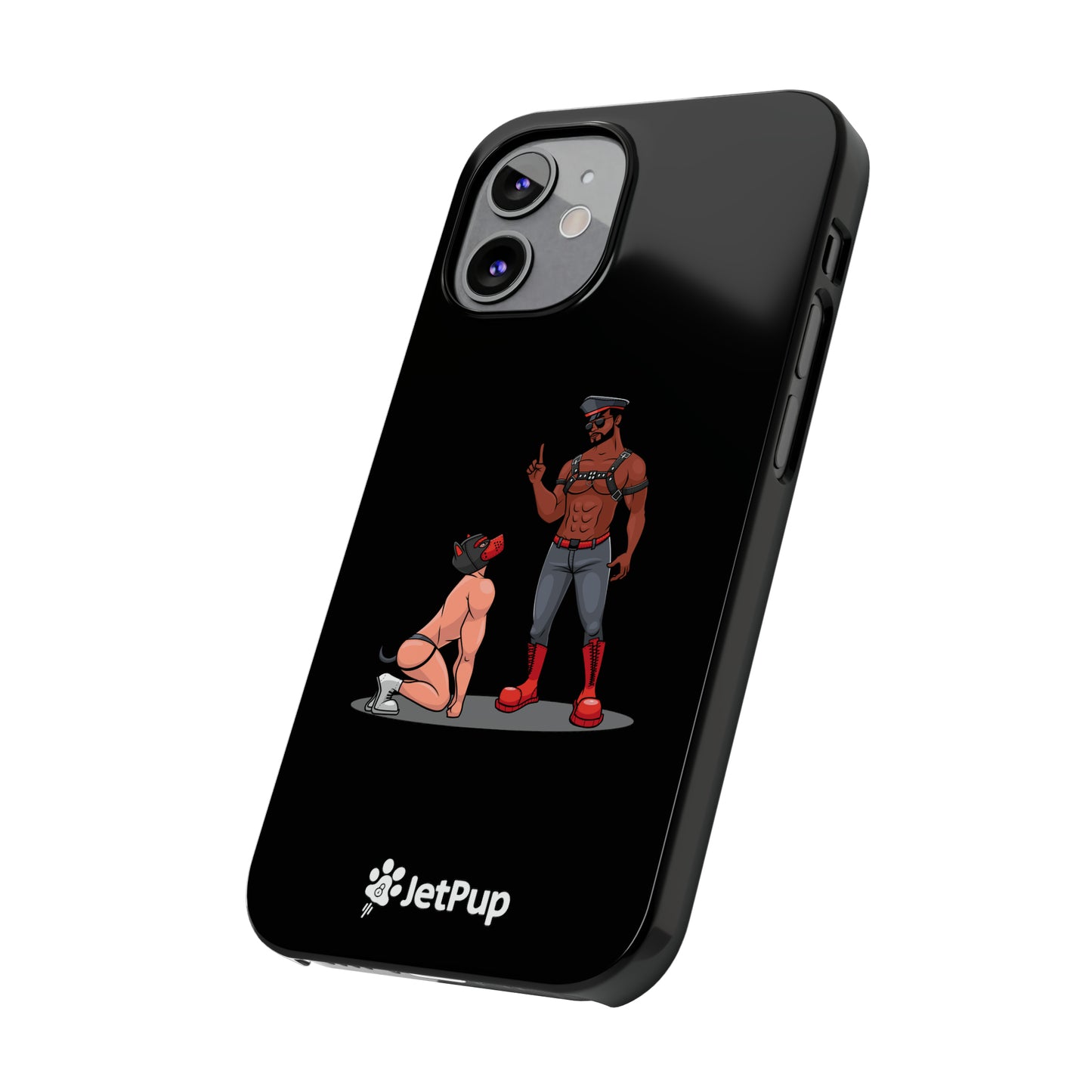 Sir & Pup Hood Slim iPhone Cases - Black