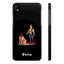 Handler & Pup Slim iPhone Cases - Black