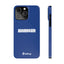 Handler Slim iPhone Cases - Blue